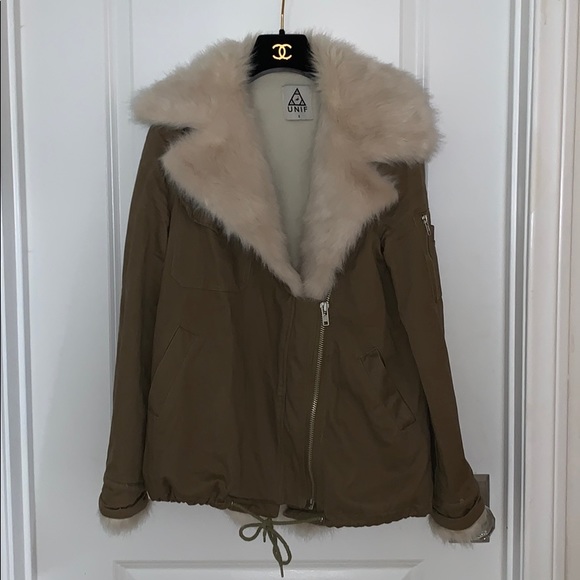 UNIF Army Sherpa Jacket - Picture 6 of 11